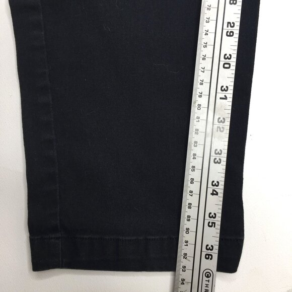 Avenue Jeans Womens Denim Legging Elastic Waist Black Straight Leg Size 20P - Picture 8 of 9